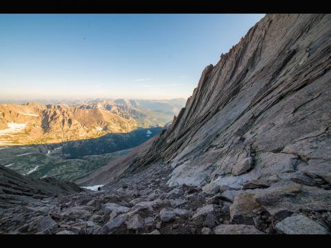 Longs Peak trail by Stefano Sarao